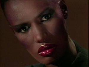 My hero, Grace Jones, wearing Whatever The Hell She Pleases on her lips.