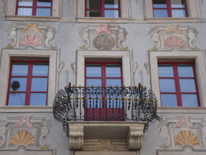 Lucerne Building with Balcony
