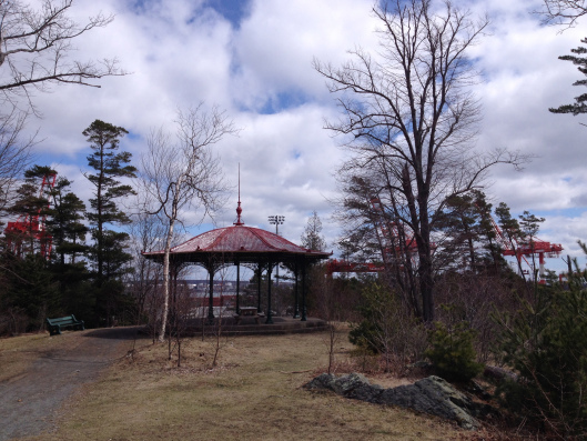 One of two pavilions in Point Pleasant Park