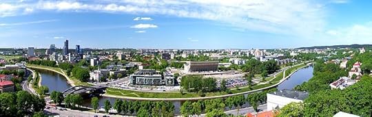 Panorama image of Vilnius