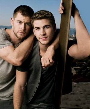 Liam and Chris Hemsworth