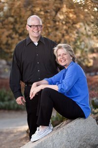 Grant Barrett & Martha Barnette. Photo credit: Website A Way with Words