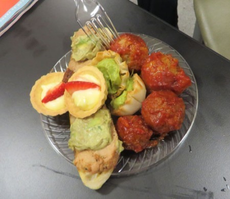 Middleweight boxer Jermain Taylor's plate at the Author! Author! Cocktail party, AR Literary Festival.