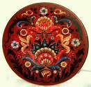 rosemaling red