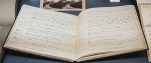 In his Journal of Operations, Bernard Green notes the arrival of Olin Warner's spandrels. Photo by Amanda Reynolds. 