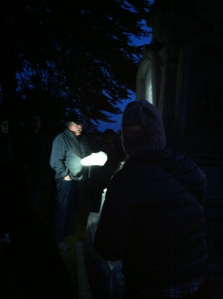 John Martini by flashlight