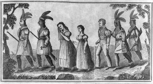 Frances and Almira Hall, taken captive by the Fox and Sauk at Indian Creek, Illinois, 1832. Their experience may have been similar to that of the captives George McCully met on the Sandusky River in Ohio in 1783.