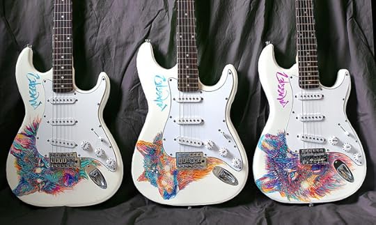 maggie stiefvater, electric guitars, sinner