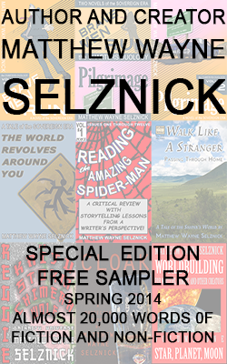 Cover Art For Free Sampler From Author and Creator Matthew Wayne Selzick