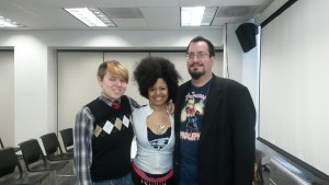 The Uhura Project panel (l-r) Adrian Nelson, Ytasha L. Womack, Greg Baldino