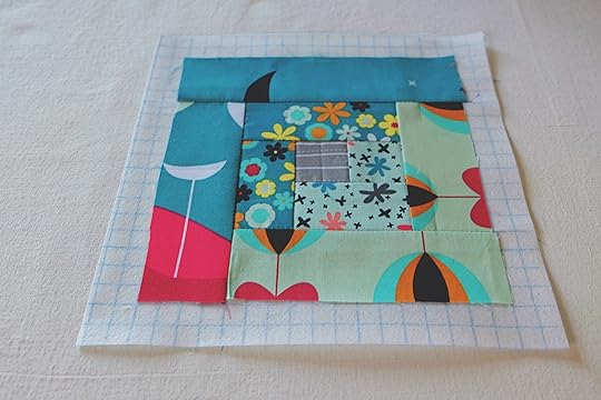 Vilene Quickscreen Square Log Cabin Tutorial Made Peachy