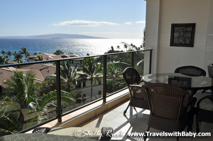 The lanai is beautiful. Wish you were here. -- at Wailea Beach Villas, Maui