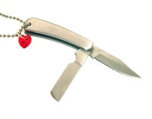 Harvesting knife necklace