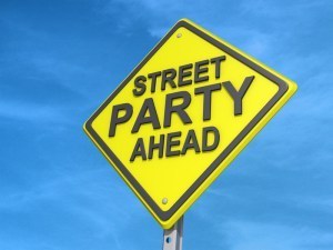 block party sign