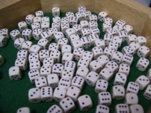 random unpredictable dices