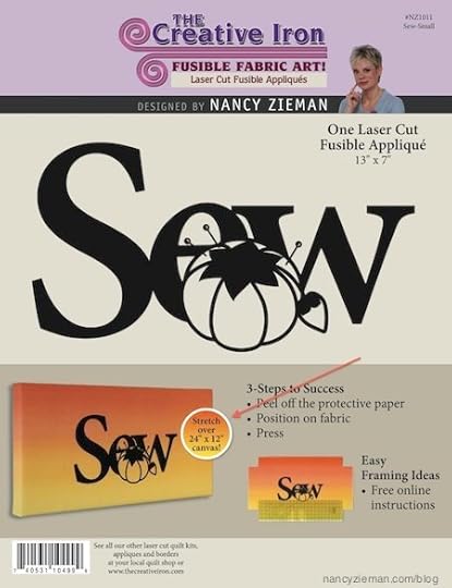 Laser cut fusible appliqués Nancy Zieman