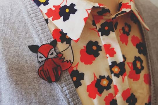 DIY Shrink Plastic Fox Brooch Main2
