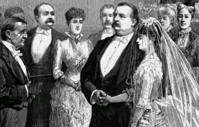 Wedding of Grover Cleveland and Frances Folsom 1886