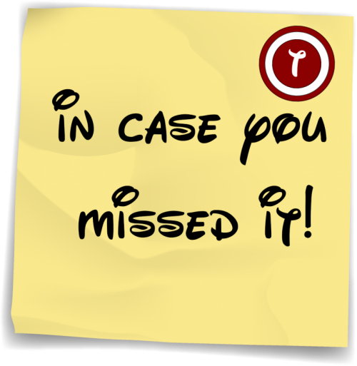 In Case You Missed It! 