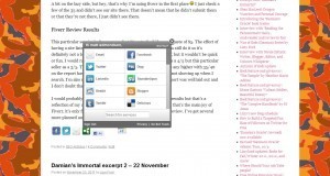 social bookmarking screenshot