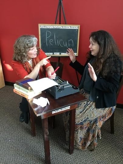 Pelican Book Group Editor Jamie West and Pelican Author Janalyn Voigt at the 2014 NCWA Renewal Conference 