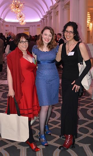 Gigi Pandian, Hilary Davidson, and Laura K. Curtis