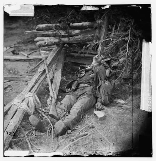 Spotsylvania Court House, Virginia. Body of a Confederate soldier near Mrs. Alsop's house, May 20, 1864 (Timothy O'Sullivan/ Library of Congress)