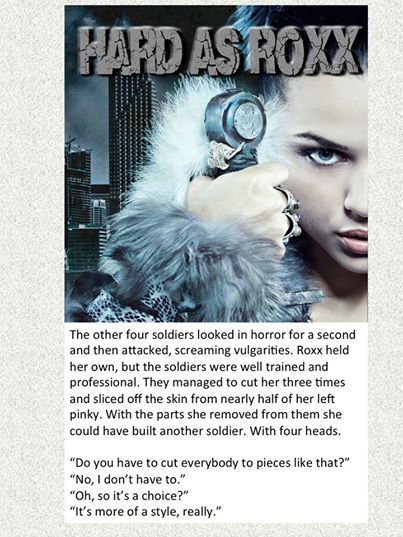 Photo: Hard as Roxx: kicking ass, taking names, and on sale now. http://www.amazon.com/dp/B00EL1YP6Y