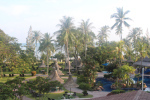 The view from our hotel, The Golden Sands Resort, Penang, Malaysia