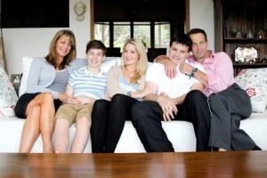 (L-R) Polly, Toby, Bella, Billy and Jonathan Tommey.