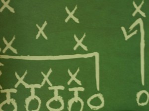 Tab A in the slot formation. 