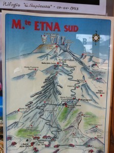 Etna covered in snow. No smoke in sight