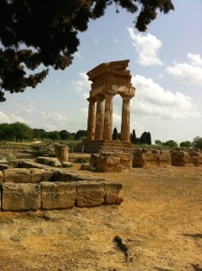 Remains of the temple of Castor and Pollux, Agrigento