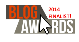 Finalist in the UK National Blog Awards 2014