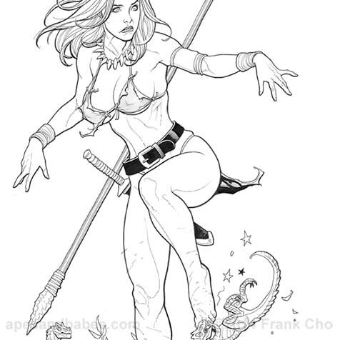 Frank Cho, Jungle Queen art