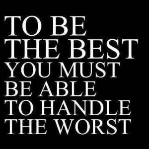 be the best