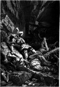 Roland's last, defiant act.