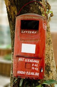 Red Post Box