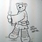 Luke Skywalker WIP - Inked