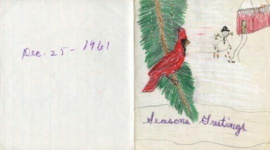 My mother saved the letter and the card.