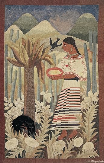 Lola Cueto woodcut