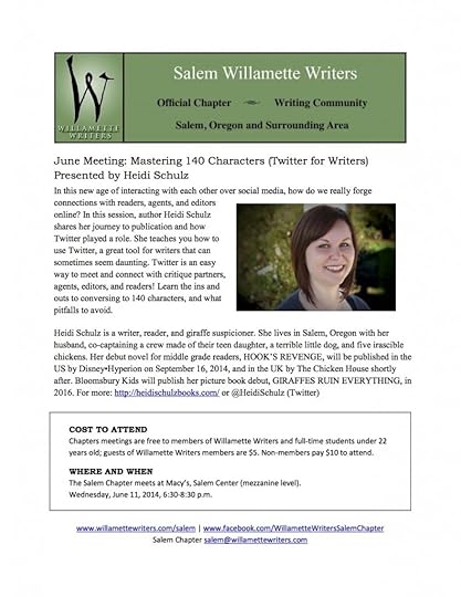 Salem Chapter - June 2014 - HS- Flier