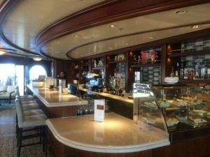 The bar at the Deck 11 Cove Cafe