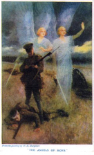 Arthur Machen, Angel of Mons card