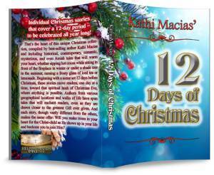 Paperback cover for Kathi Macias' 12 Days of Christmas which includes Cecile's Christmas Miracle by Ruth L. Snyder