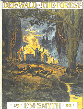 Front cover of Ethel Smyth Der Wald, 1902. Lewis Orchard Collection Ref.9180, courtesy of Surrey History Centre.