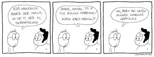 Un cómic sobre la mala pinta que tiene esa manchita.