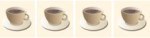 4 coffee mugs