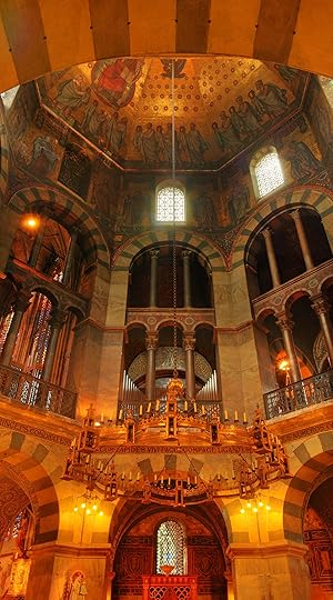Octagonal chapel in the Aachen cathedral