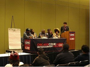 c2e2 hip hop and comic panel